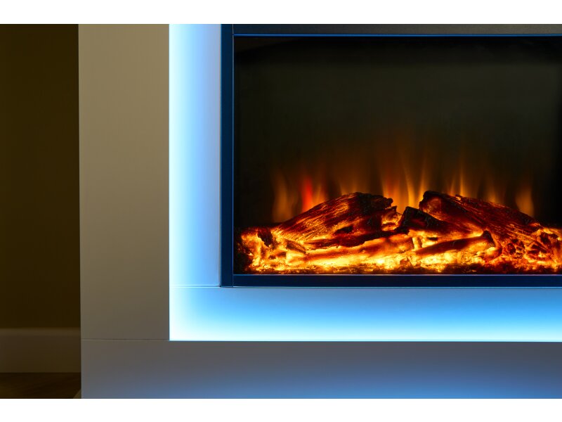 Sureflame Salisbury Electric Fireplace Suite in Pure White, 32 Inch