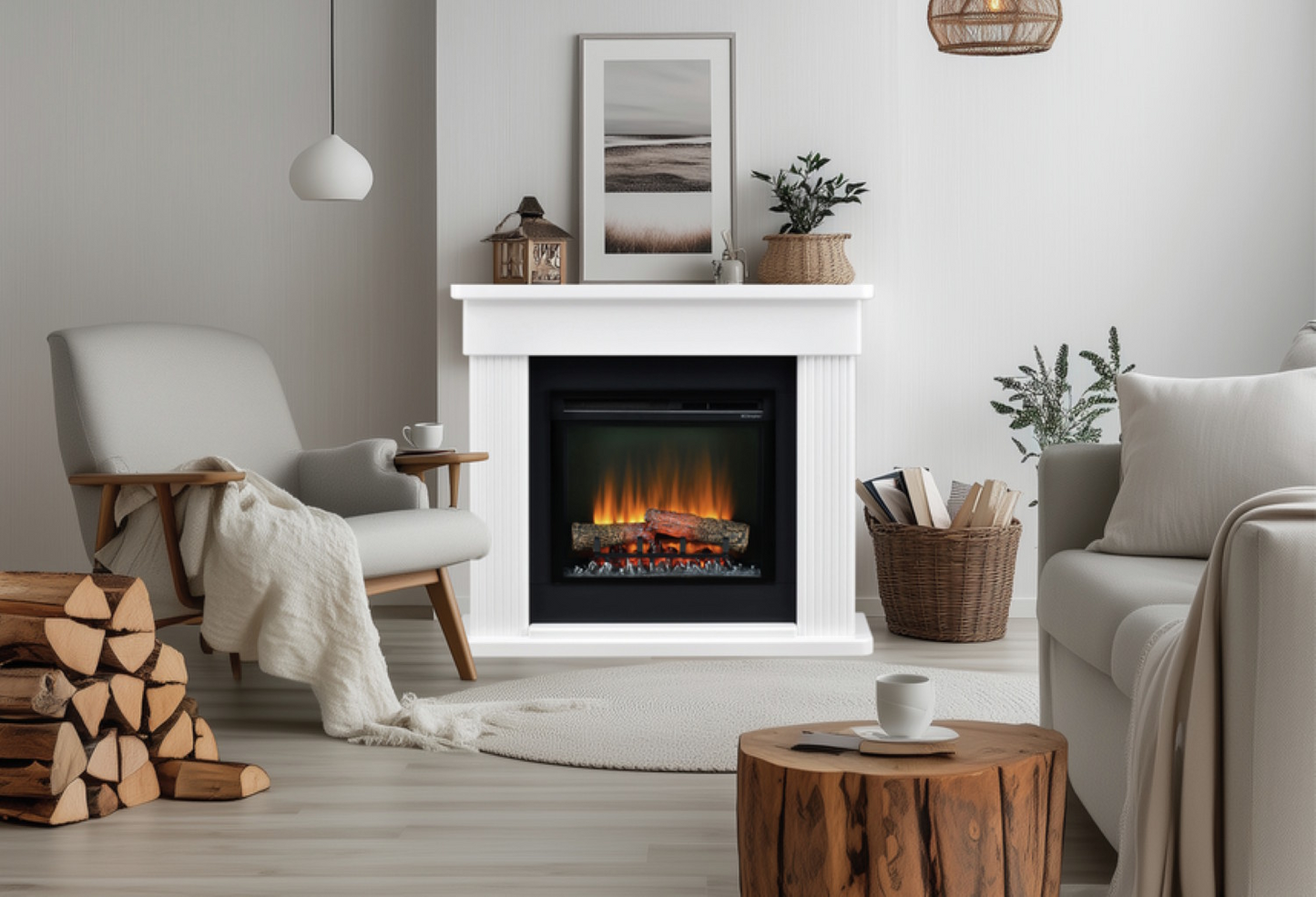 Dimplex Portland 16 Optiflame complete suite