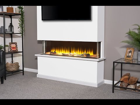 Adam Sahara Panoramic Media Wall Electric Fire