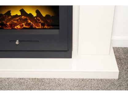 Adam Lomond White Marble Fireplace