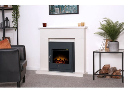 Adam Lomond White Marble Fireplace