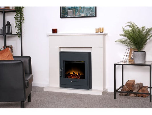 Adam Lomond White Marble Fireplace
