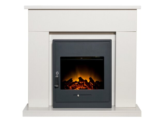 Adam Lomond White Marble Fireplace
