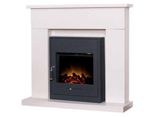 Adam Lomond White Marble Fireplace