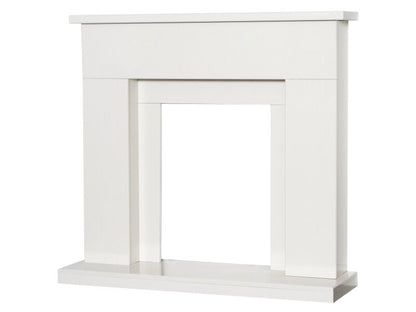 Adam Lomond White Marble Fireplace, 39 Inch