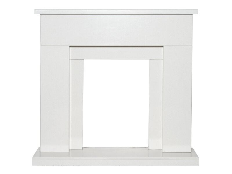 Adam Lomond White Marble Fireplace, 39 Inch