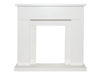 Adam Lomond White Marble Fireplace, 39 Inch