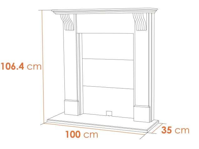 Adam Harrogate Stove Fireplace
