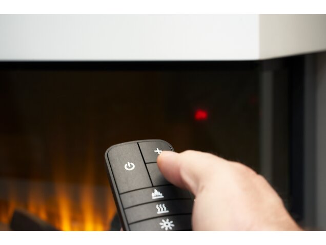 Adam Sahara Panoramic Media Wall Electric Fire