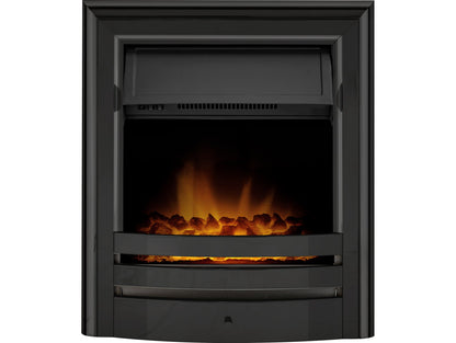 Acantha Vela Electric Fire – Brushed Steel, Antique Brass or Black Nickel