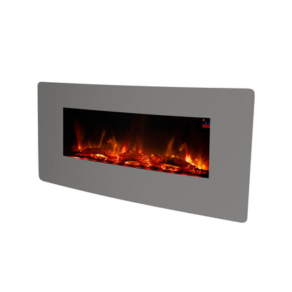 Eko Fires 1120 Grey Glass Electric Fire