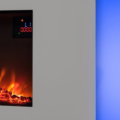 Eko Fires 1120 Grey Glass Electric Fire
