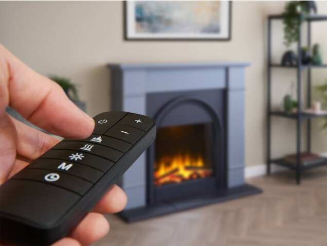 Adam Chesterfield Electric Fireplace