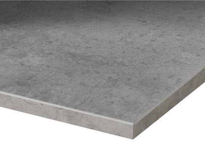 Acantha Pinnacle Fully Inset Media Wall Fire in Concrete Effect