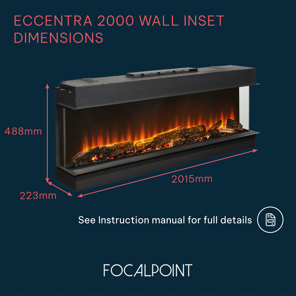 Focal Point Fires Eccentra 2000 Electric Fire