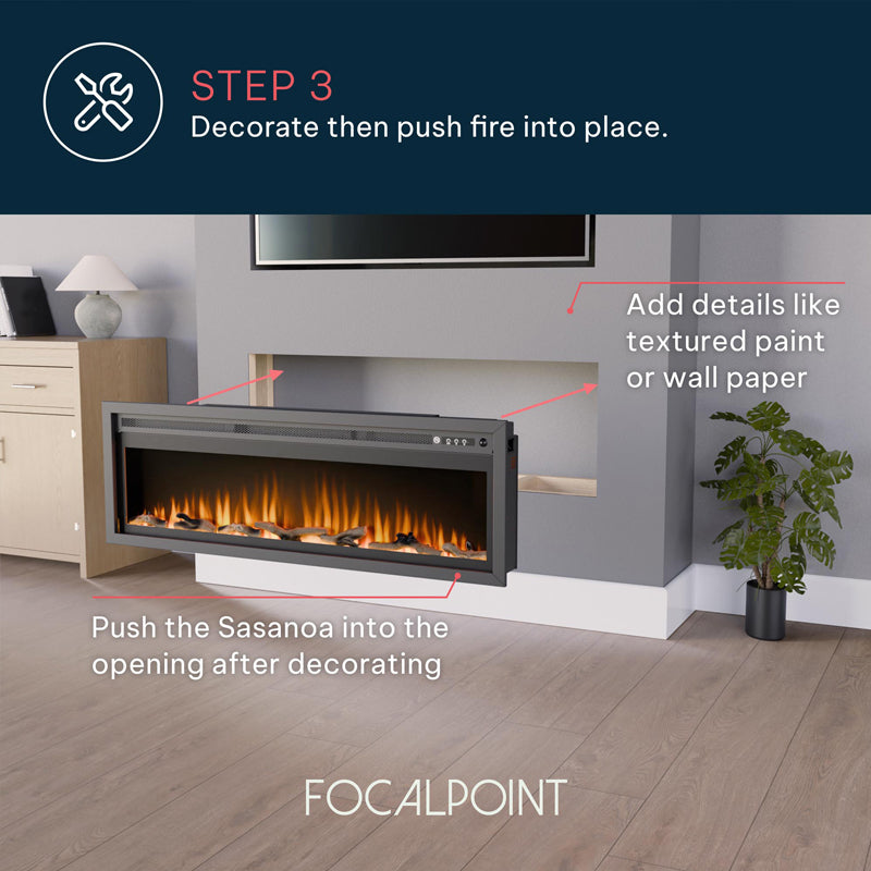 Focal Point Fires Sasanoa 50" Electric Fire
