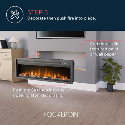 Focal Point Fires Sasanoa 50" Electric Fire