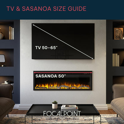Focal Point Fires Sasanoa 50" Electric Fire