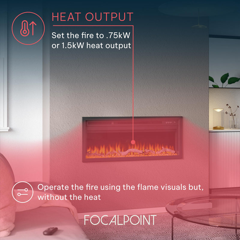Focal Point Fires Sasanoa 60" Electric Fire