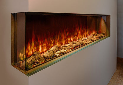 Hunter Electric EF50 Inset Fireplace With 3-Way LED Lighting