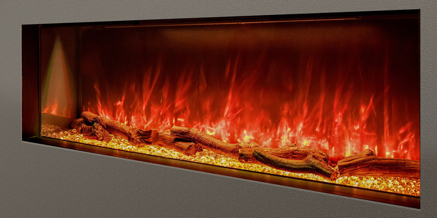 Hunter Electric EF50 Inset Fireplace With 3-Way LED Lighting