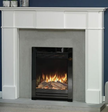 Aura Fires Abberley Super Slim  - Satin Chrome C3  Electric Fires