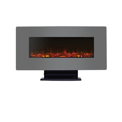 Eko Fires 1120 Grey Glass Electric Fire