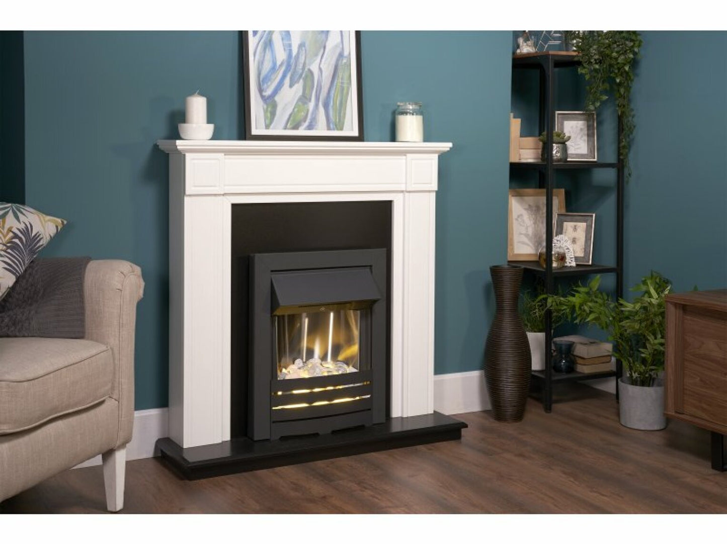 Adam Helios Electric Fire – Black