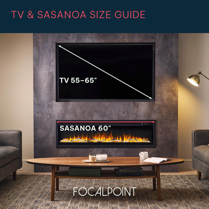 Focal Point Fires Sasanoa 60" Electric Fire