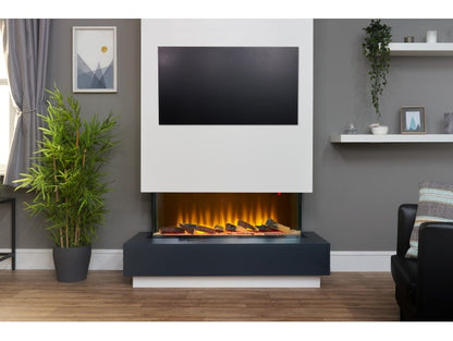 Adam Sahara Media Wall Electric Fire