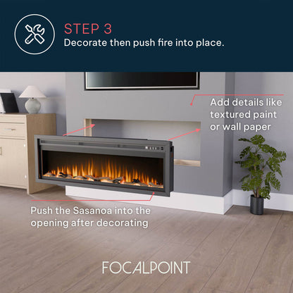 Focal Point Fires Sasanoa 40" Electric Fire