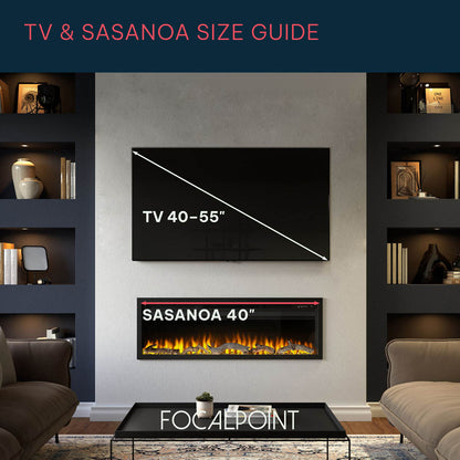 Focal Point Fires Sasanoa 40" Electric Fire