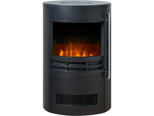SureFlame Dunston Round Electric Stove - Black
