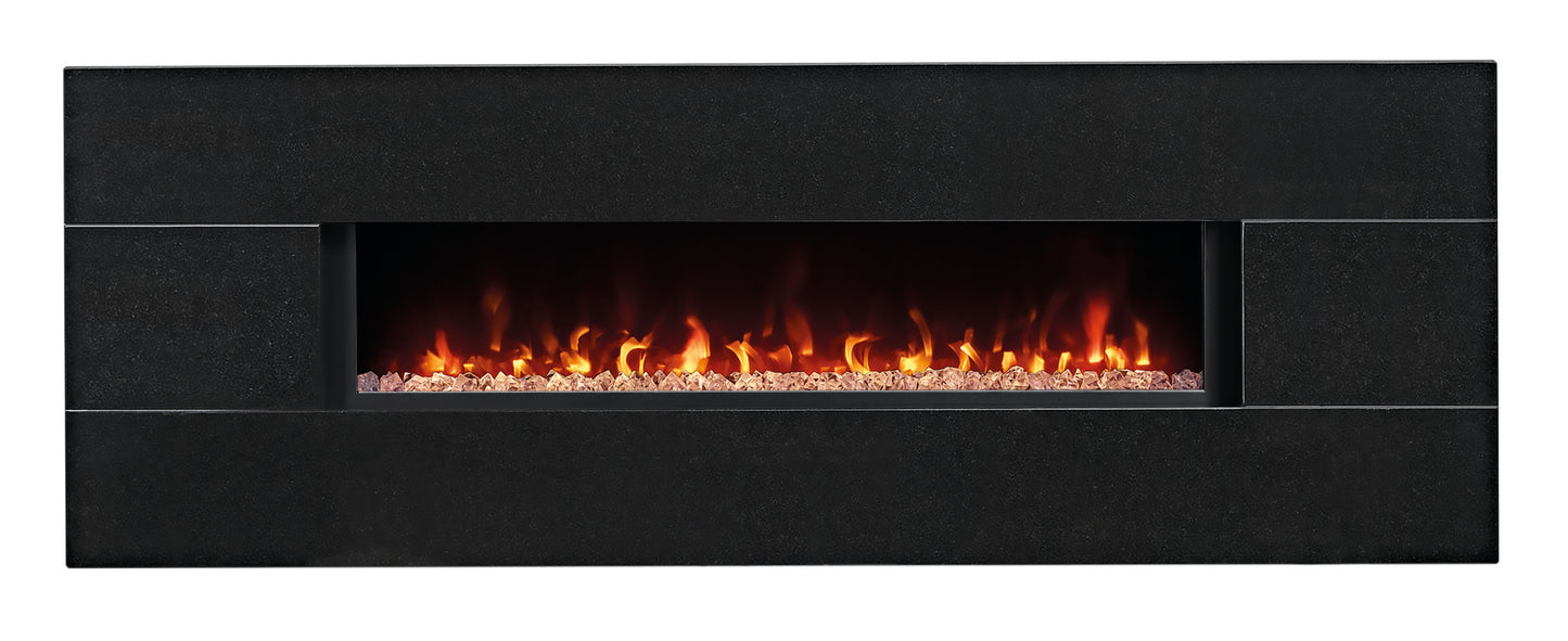Eko Fires 1190 Wall Mounted Electric Fire - Granite & Limestone Finish