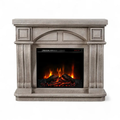 Logi - Electric Fireplace in Polystone