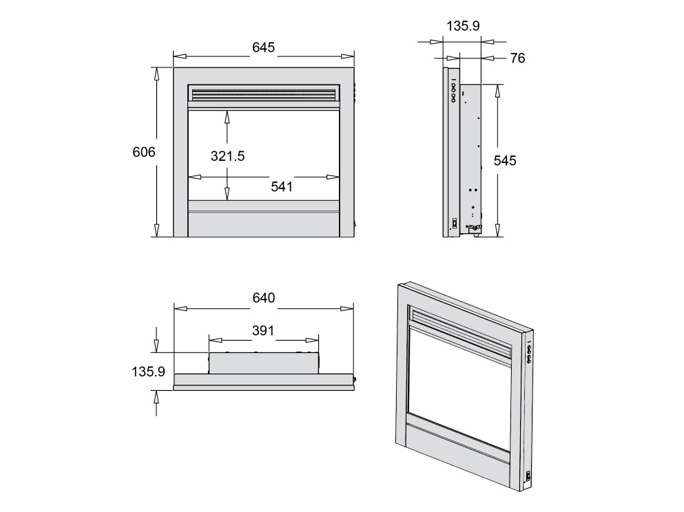 Henley Aurora 24 Electric Fire