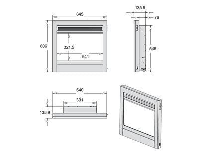 Henley Aurora 24 Electric Fire