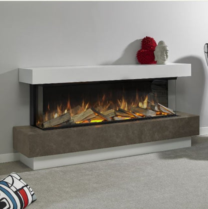 Aura Fires Clifton 1000 FS Electric Fireplace Suite