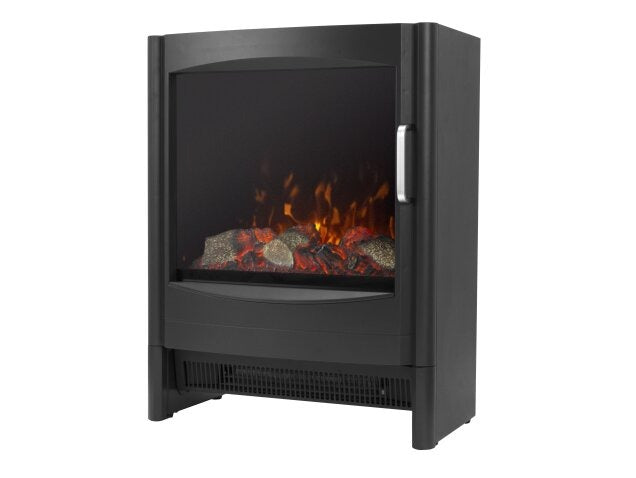 Sureflame Keston Freestanding Electric Stove - Traditional Black Woodburner Style Fireplace