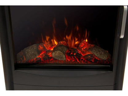 Sureflame Keston Freestanding Electric Stove - Traditional Black Woodburner Style Fireplace