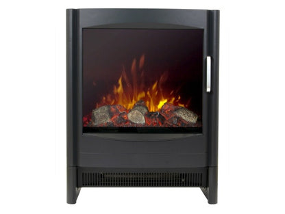 Sureflame Keston Freestanding Electric Stove - Traditional Black Woodburner Style Fireplace