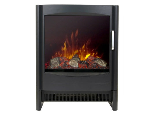 Sureflame Keston Freestanding Electric Stove - Traditional Black Woodburner Style Fireplace