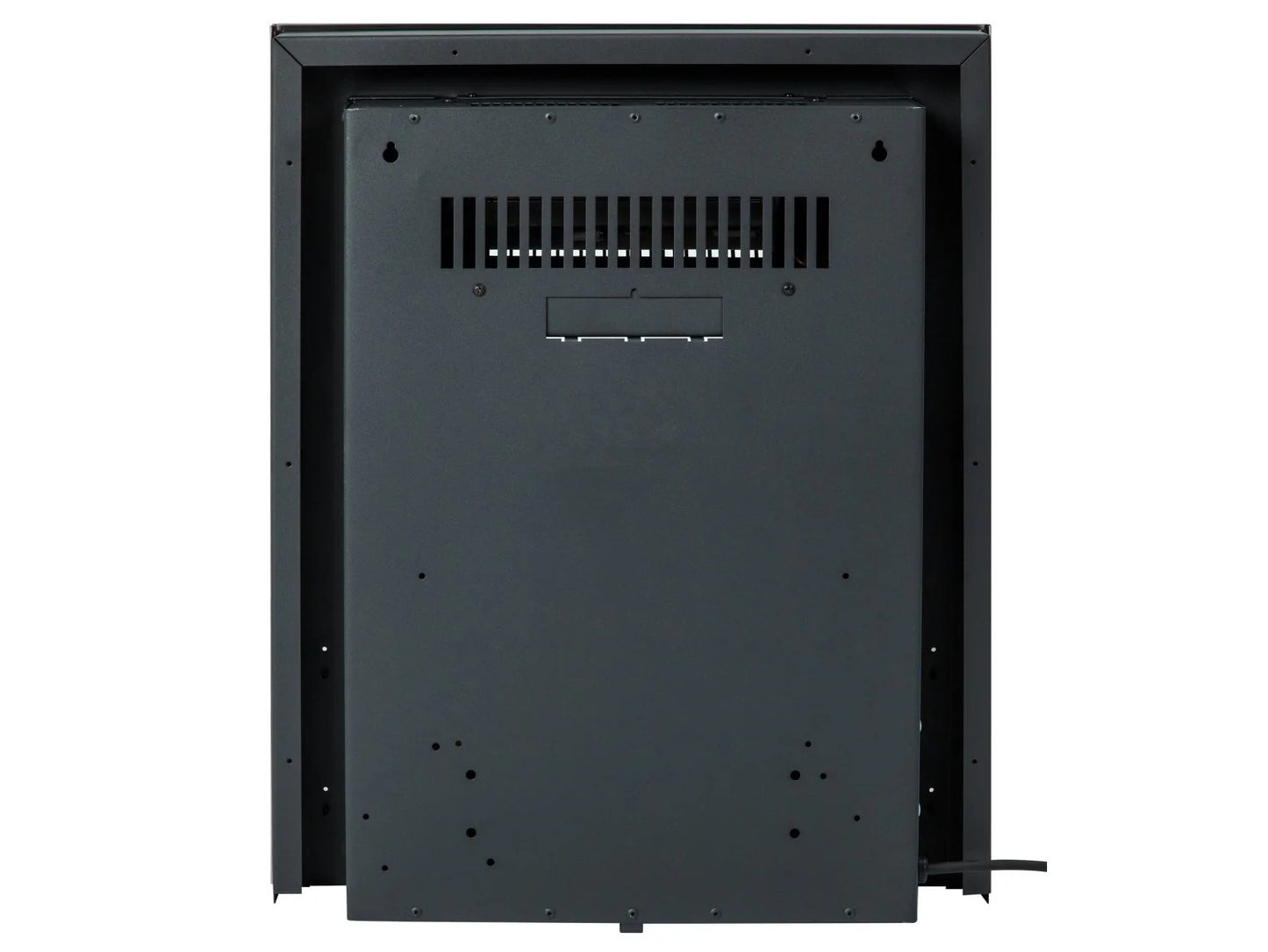Adam Helios Electric Fire in Brushed Steel