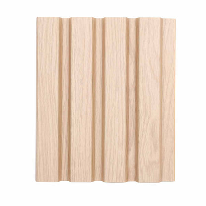 Fuse Acoustic Wooden Slatted Wall Panel in Walnut Effect, 2.4m x 0.6m