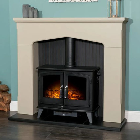 Adam Woodhouse Electric Stove in Black