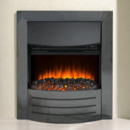 AURA FIRES BELMONT - BRASS- Inset Electric Fire