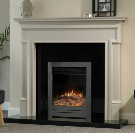 Aura fires Abberley SL Electric fire- black Nickel C2