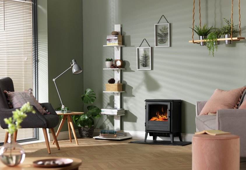 Dimplex Bari Electric Stove with Optiflame Technology (Free Standing)
