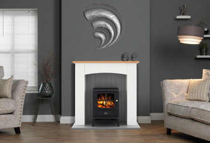 Dimplex Oakmead Optiflame Freestanding Electric Fire Suite