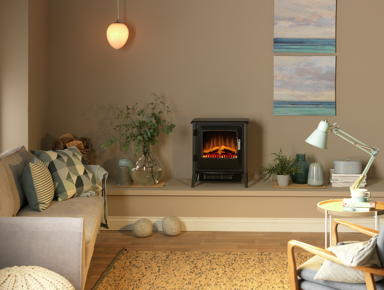 Dimplex Lucia Freestanding Optiflame Electric Stove Fire - Black